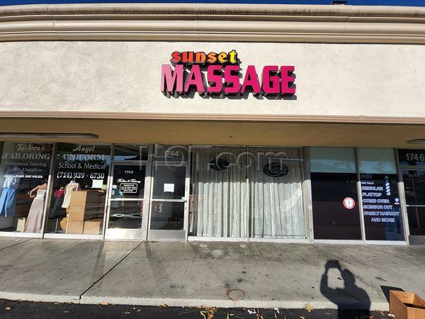 Massage Parlors Orange, California Sunset Massage