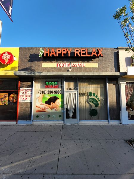 Massage Parlors Los Angeles, California Happy Relax Foot Massage