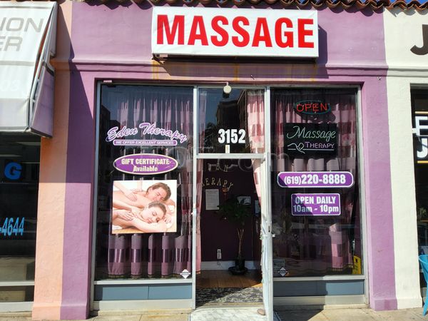 Massage Parlors San Diego, California Eden Therapy Massage Spa