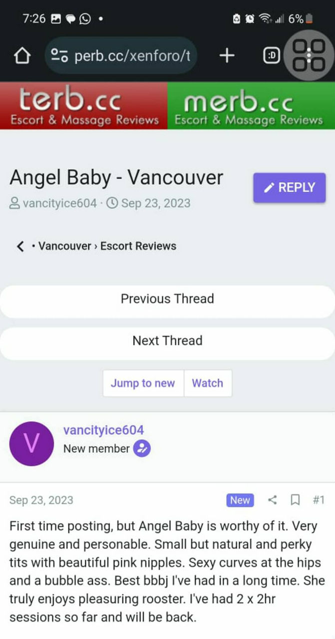 Escorts Vancouver, British Columbia Angel