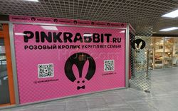 Saint Petersburg, Russia Pink Rabbit