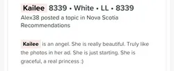 Escorts Moncton, New Brunswick Kailee