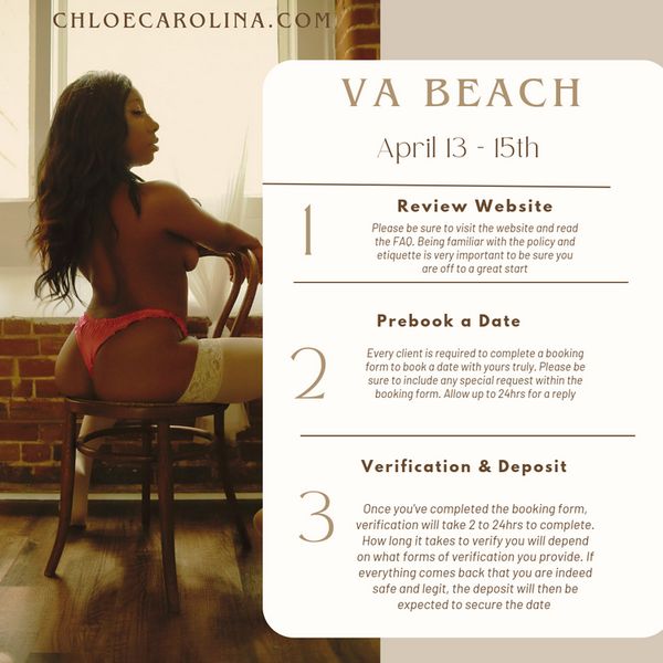 Escorts Virginia Beach, Virginia ChloeCarolina