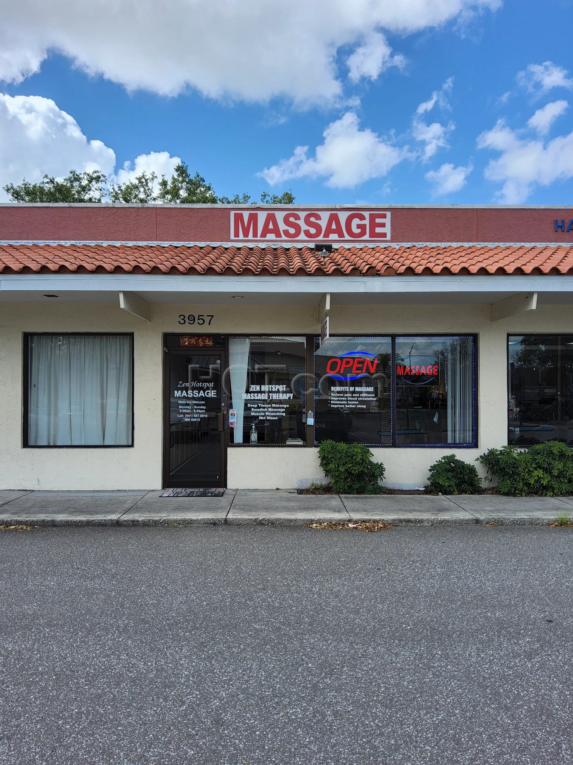 Bradenton, Florida Zen Hotspot Massage