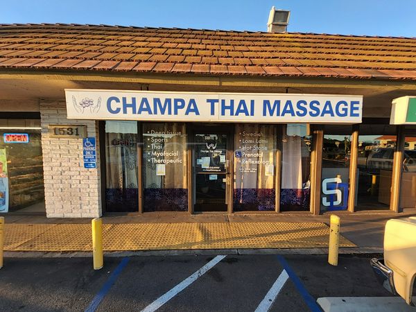Massage Parlors San Marcos, California Champa Thai Massage