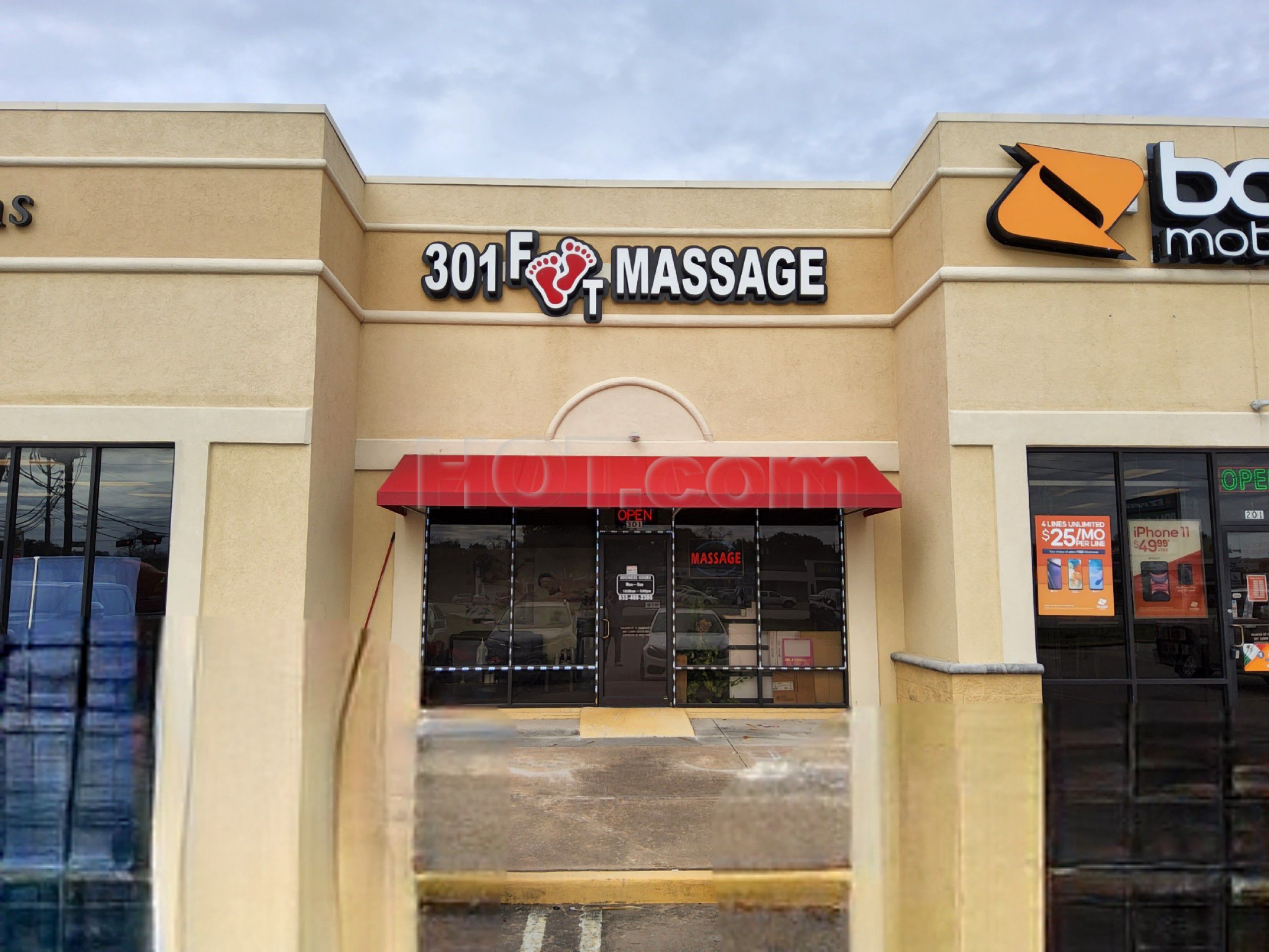 Rosenberg, Texas 301 Foot Massage