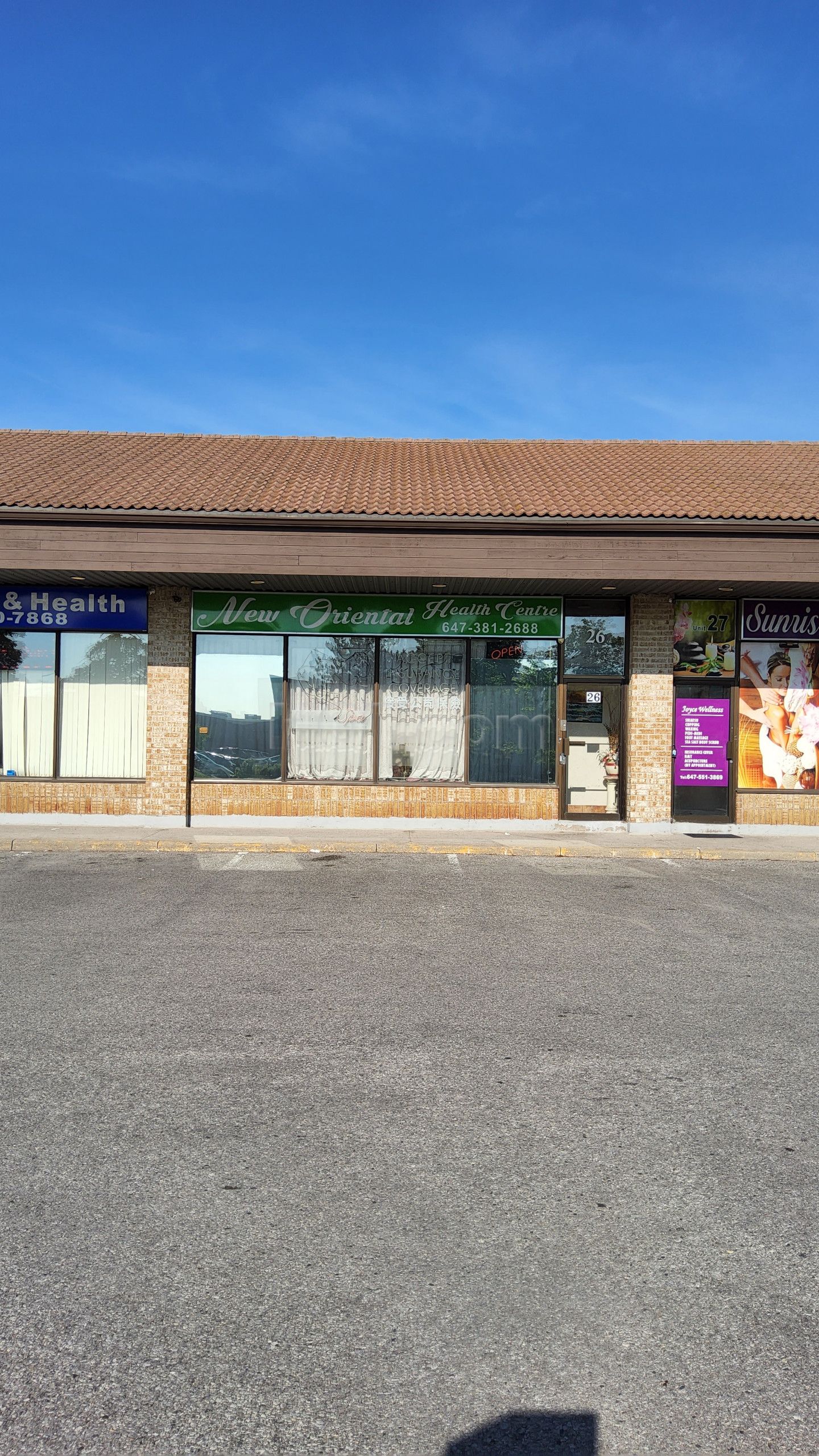 Richmond Hill, Ontario New Oriental Health Centre