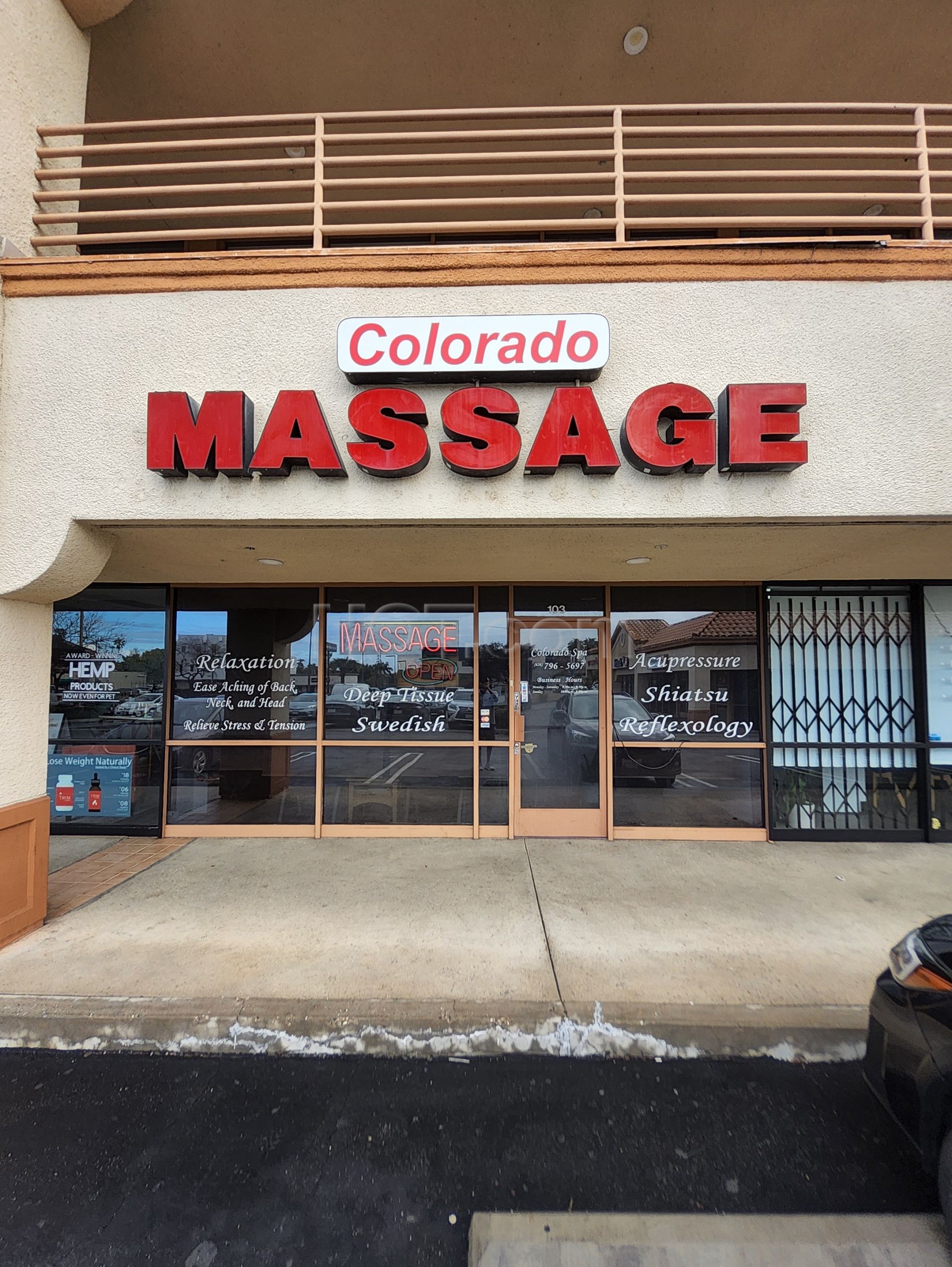 Pasadena, California Colorado Massage