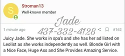 Escorts Markham, Ontario Jade