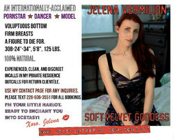 Escorts Hamilton, Ontario FULLY VACCINATED 4X! Transsexual Pornstar Jelena Vermilion Will Enchant You...  25 -