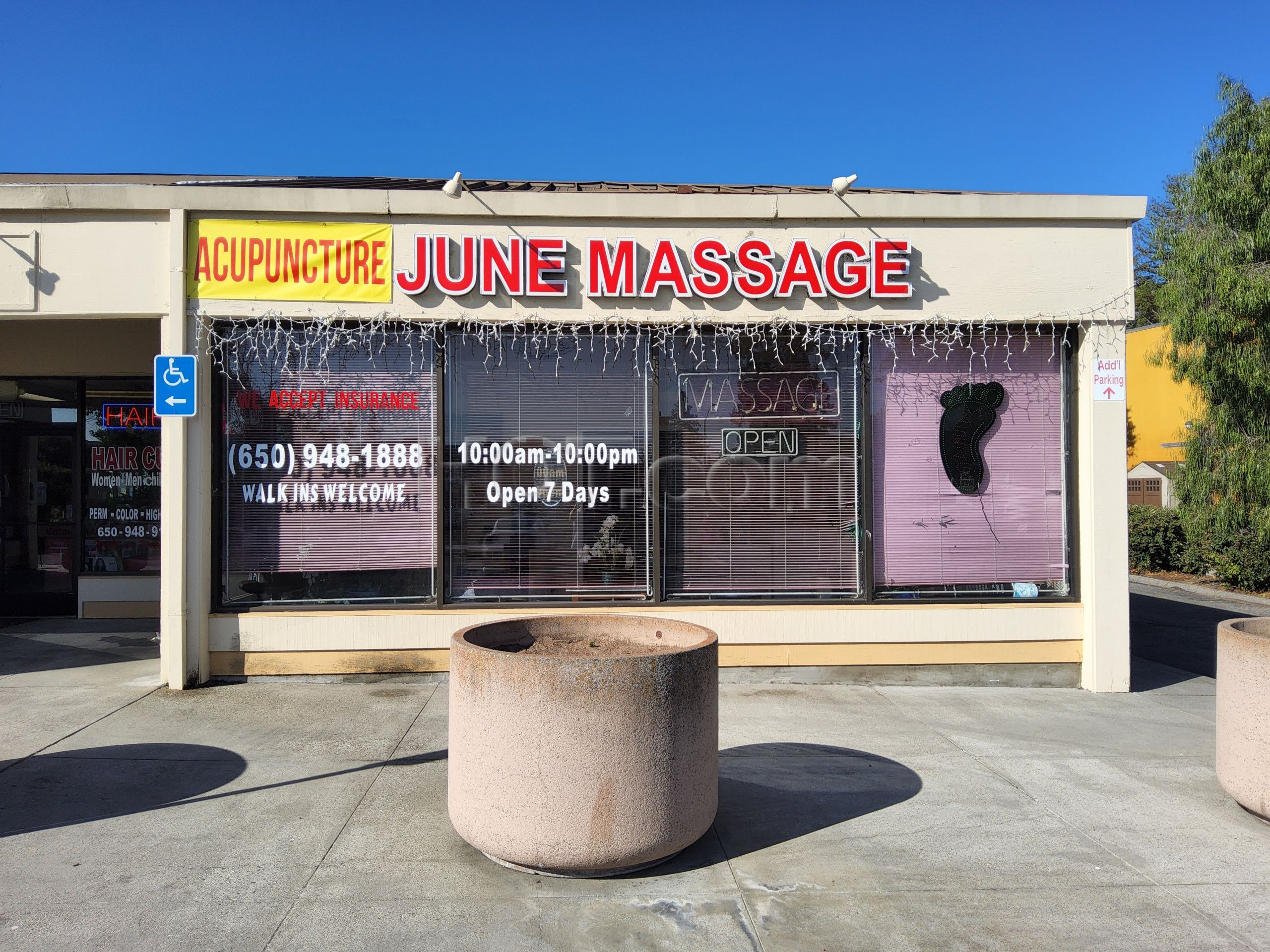 Los Altos, California June Massage