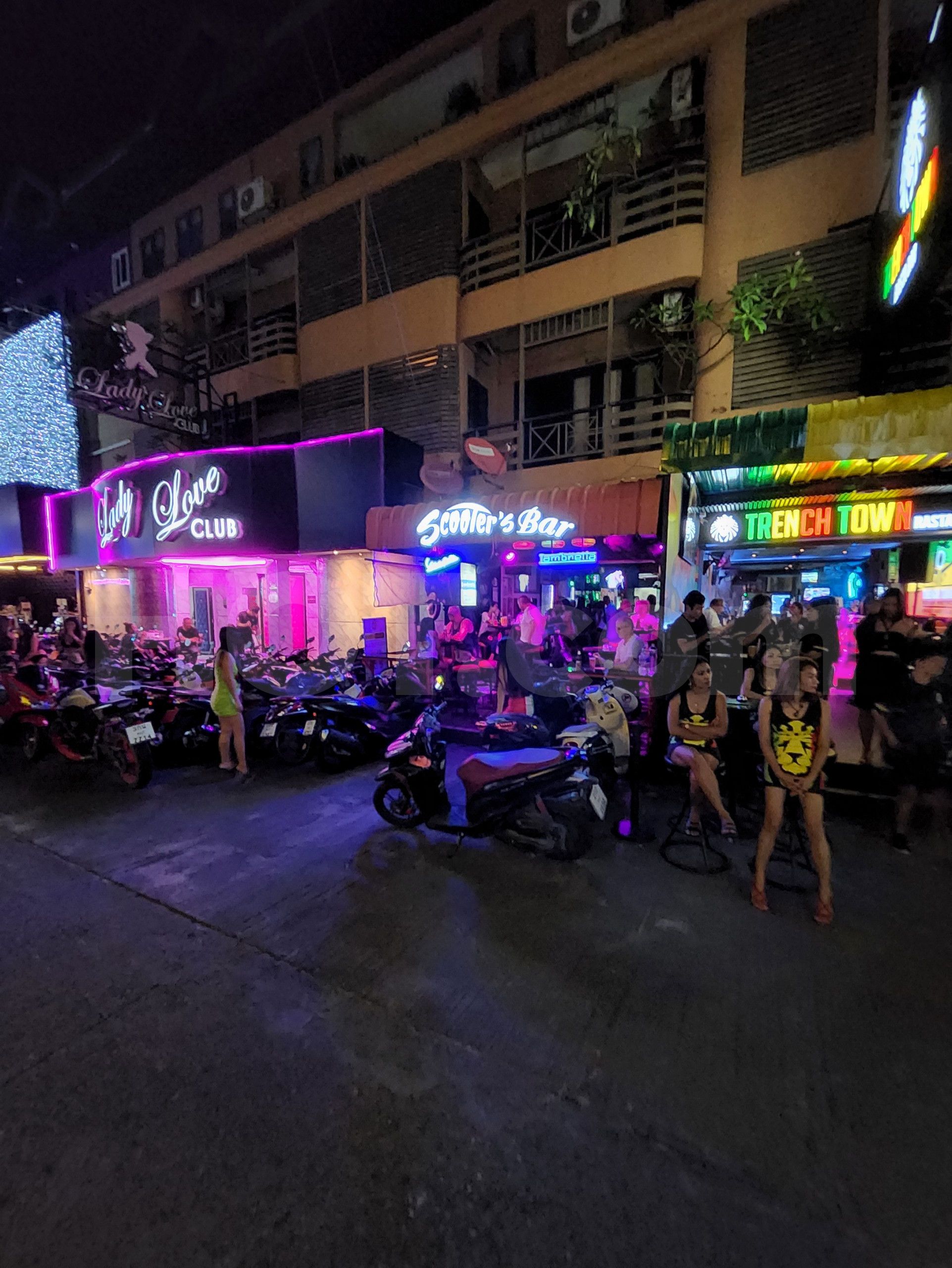 Pattaya, Thailand Scooters Bar